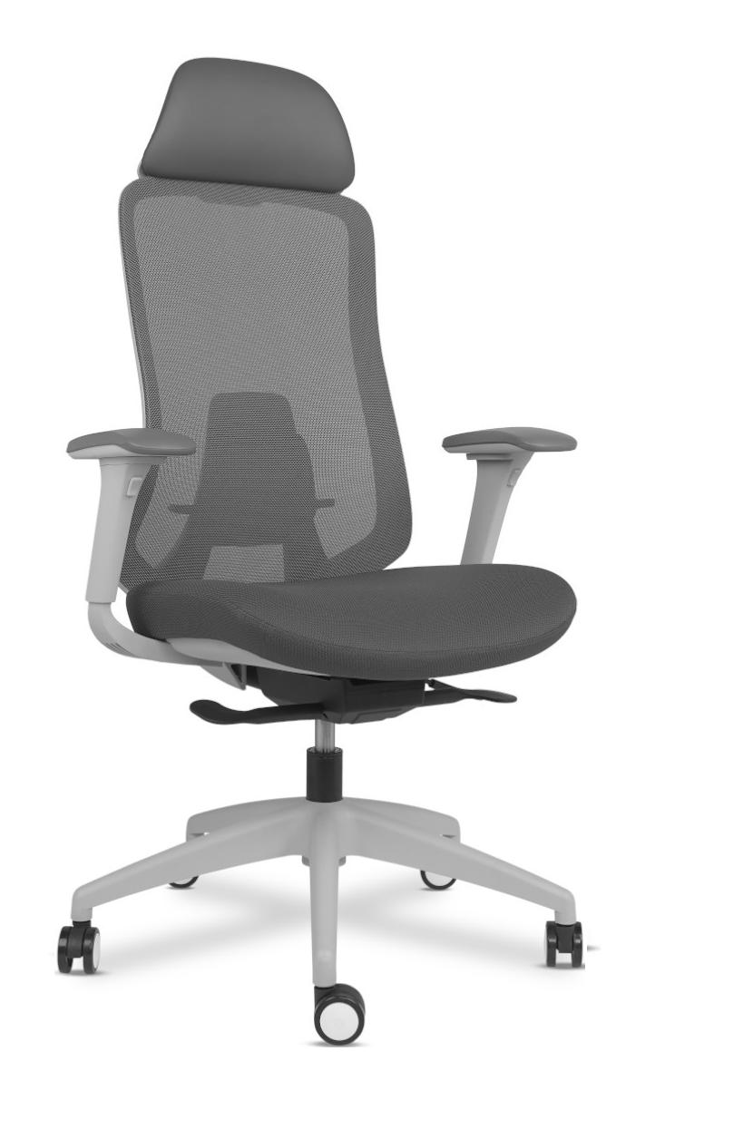 SILLA FEDO GREY CON CABEZAL YSISTEMA SINCRO