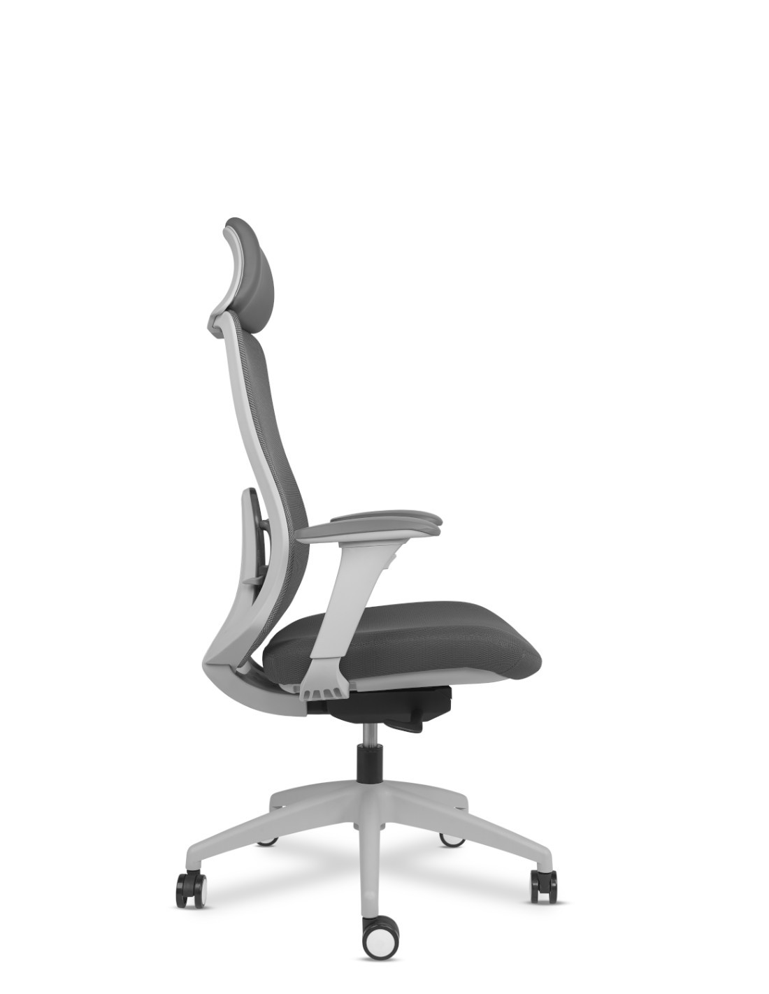 Silla Fedo Grey con cabezal sistema sincro brazos regulable 4D