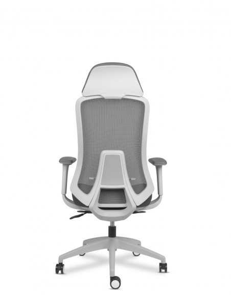 Silla Fedo Grey con cabezal sistema sincro brazos regulable 4D